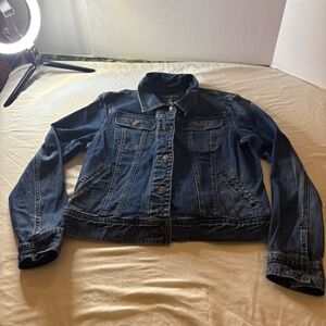 Lauren Ralph Lauren Jeans Co Women’s Denim Jean Jacket L Green Tag Trucker